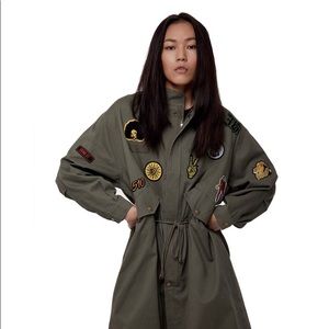 Daya by Zendaya Oversized Military Jacket Small